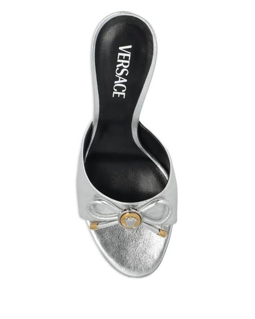 Versace White Opera Sandals
