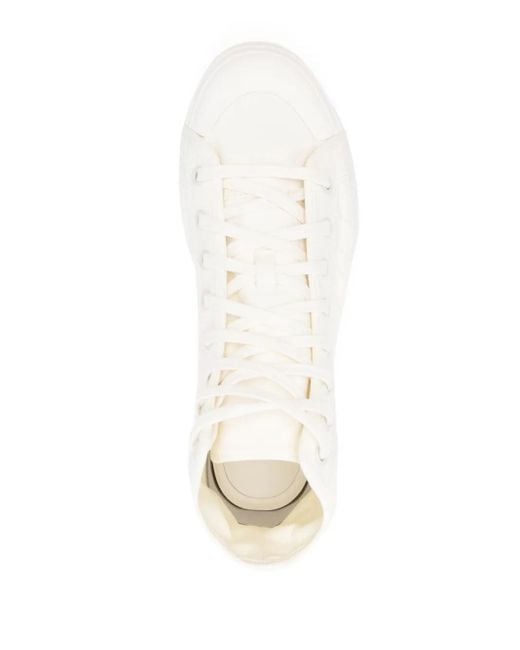 Y-3 White Nizza Sneakers