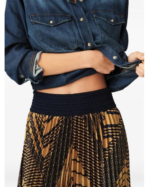 Ba&sh Brown Sow Skirt
