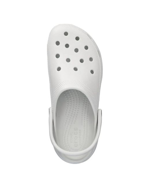 CROCSTM White Classic Platform Clogs
