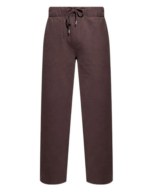 AllSaints Brown Asher Track Pants for men