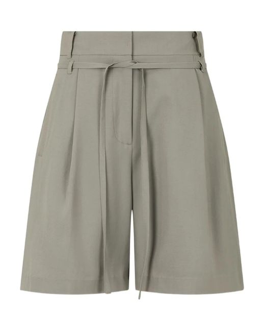 Studio Tomboy X タイウエスト タックショートパンツ Gray