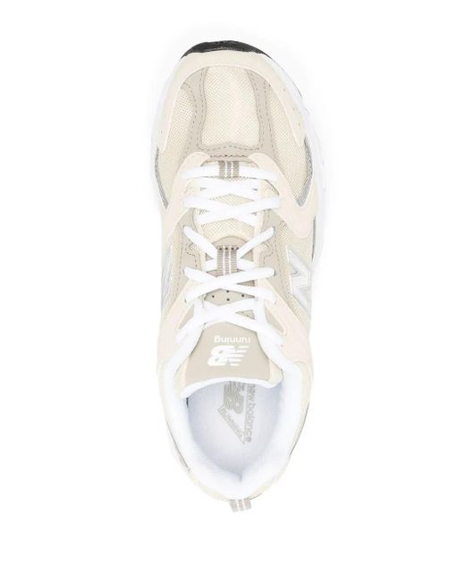 New Balance White Mr530 Low-Top Sneakers