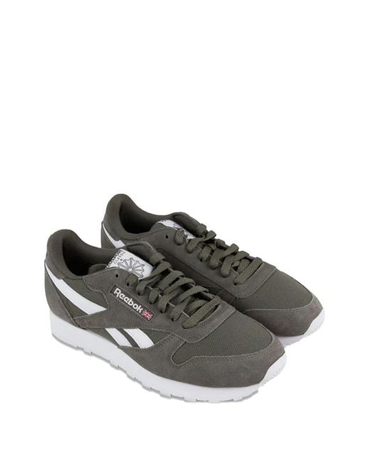 Reebok Gray Classic Sneakers for men