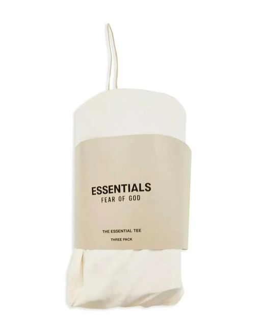 Fear Of God Natural 3.Pack Essential Tee for men