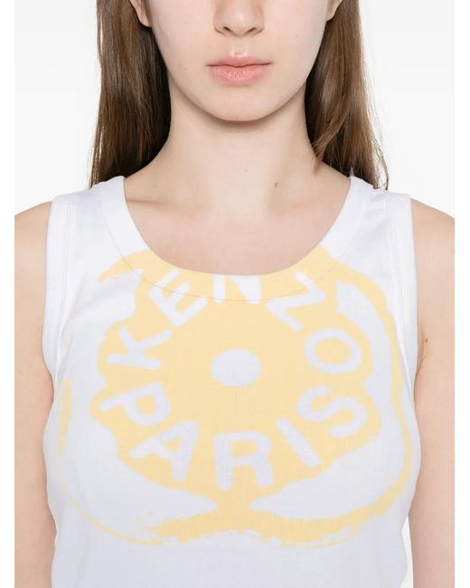 KENZO White Boke Flower 2.0 Tank Top