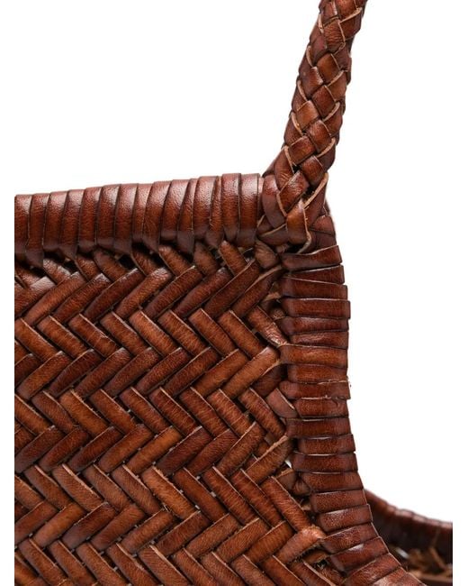 Dragon Diffusion Brown Ns Diagonal Triple Jump Tote Bag