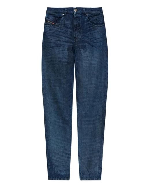 DIESEL Blue Regular Jeans Regular Waist 2023 D-Finitive for men