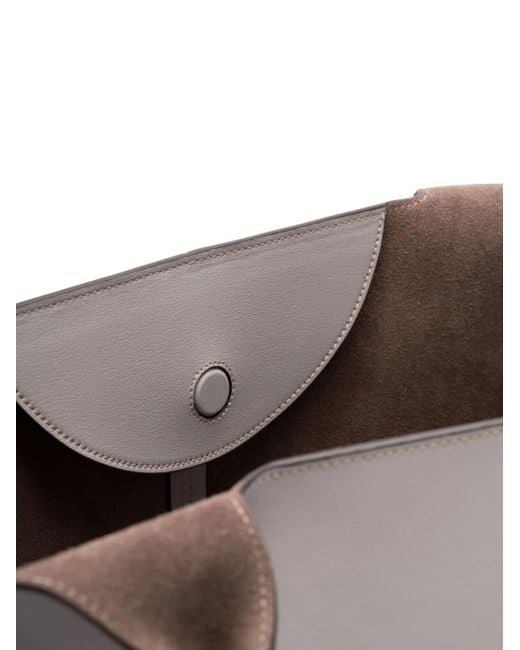Tod's レザー トートバッグ Gray
