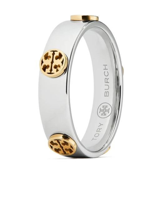Tory Burch White Miller Ring