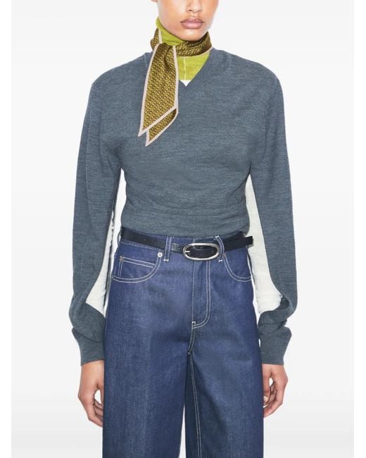 Tory Burch Metallic Seidenkrawatte Mit T-Gliedern