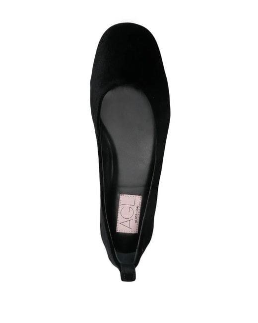 Agl Attilio Giusti Leombruni Black Kim Ballerina Shoes