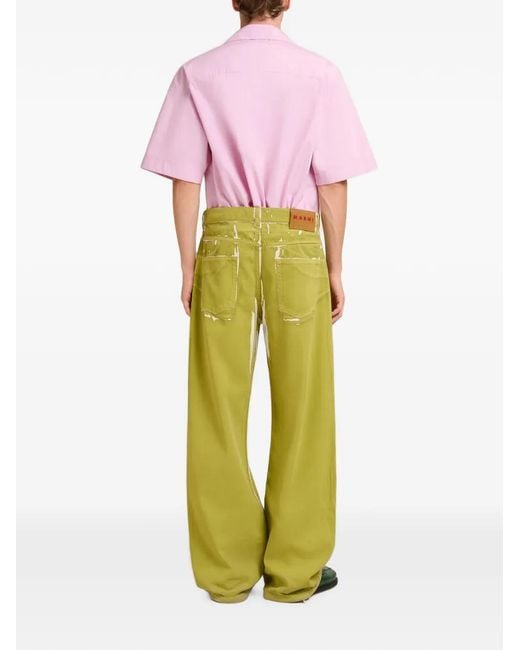 Marni Green Trousers for men