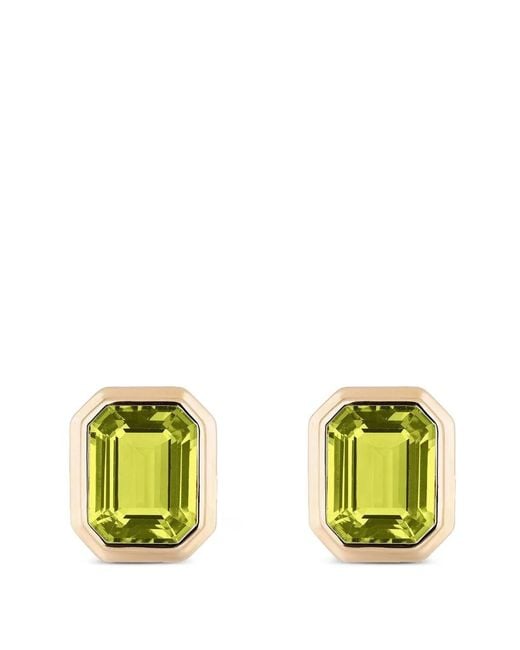 Goshwara Yellow Manhattan Peridot Earrings