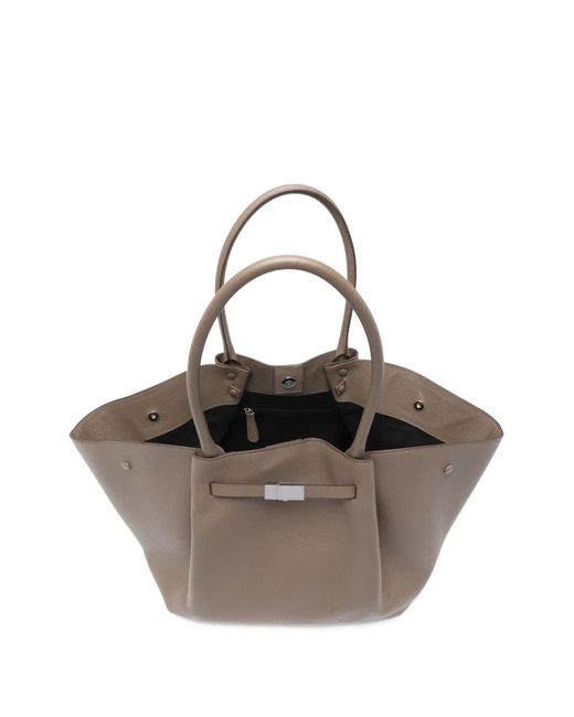 DeMellier London Gray The New York-Tone Hardware Shoulder Bag