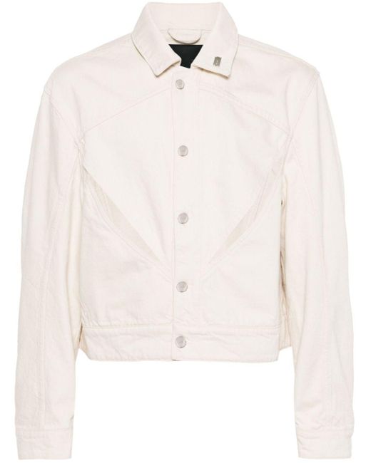 Veste en jean Equisetum à découpes HELIOT EMIL pour homme en coloris White