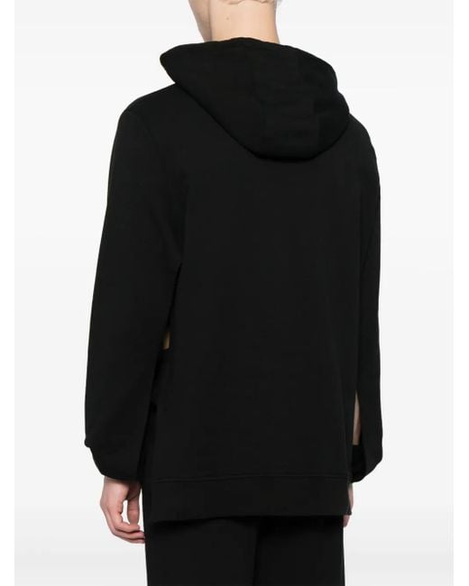 Felpa Con Dettaglio Cut-Out di Mostly Heard Rarely Seen in Black da Uomo