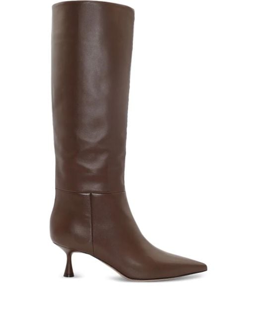 Botas altas Joyce con tacón de 55 mm Gianvito Rossi de color Brown