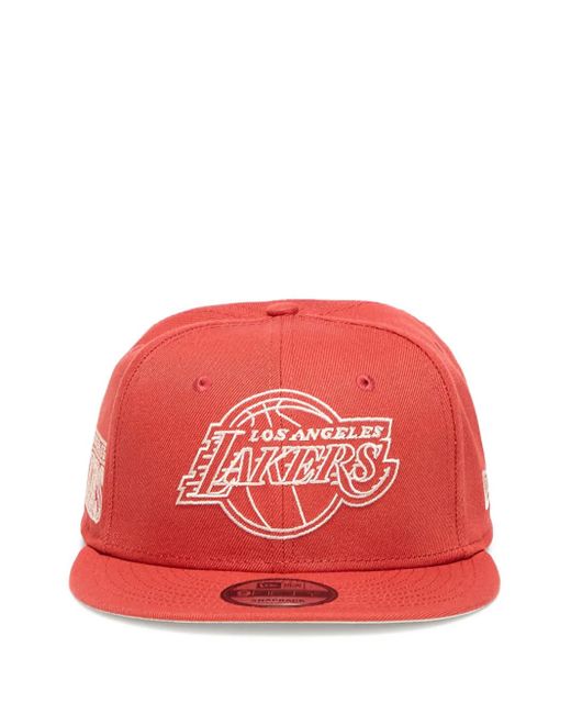 KTZ Red X Los Angeles Lakers Nba 9Fifty Baseballkappe