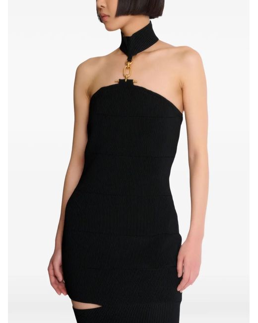 Balmain Strapless Jurk in het Blue