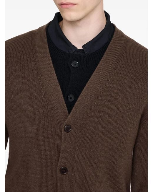 J.W. Anderson Brown Layered Cardigan for men