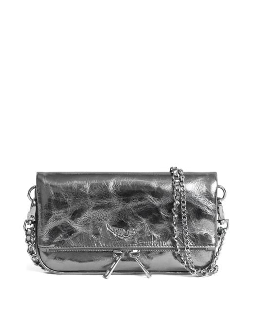 Bolso de mano Rock Nano Vintage Zadig & Voltaire de color Gray