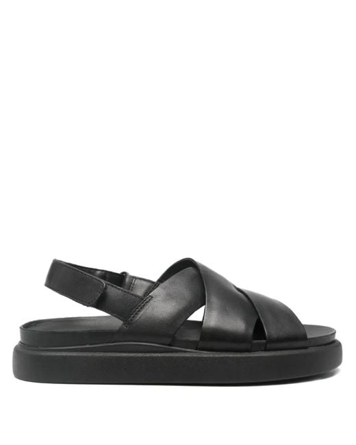 Clarks Black 25Mm Aristella Crossover Slingback Sandals