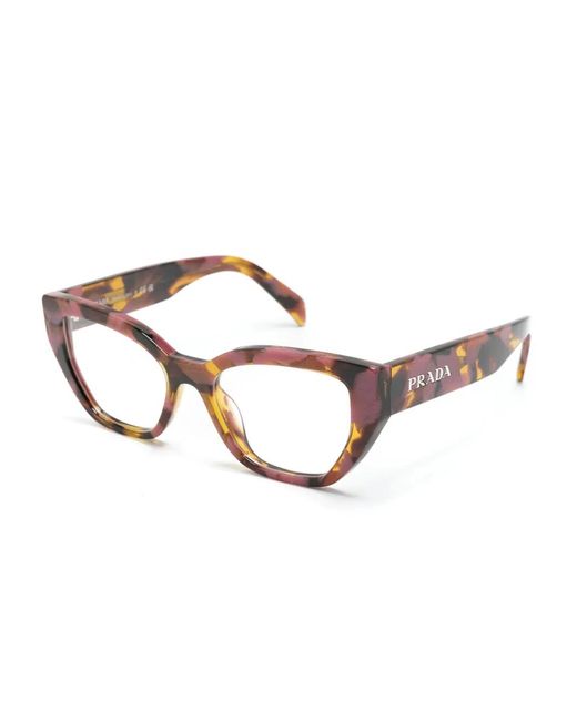 Prada Brown Tortoiseshell Cat-Eye Glasses