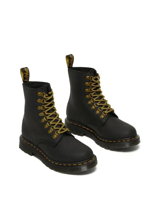 Stivali 1460 Pascal 8 Eye di Dr. Martens in Black