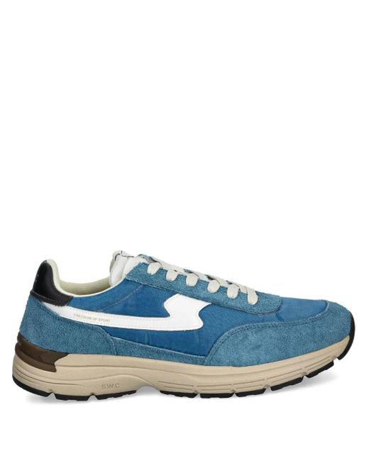 Stepney Workers Club Blue Osier S-Strike Panelled Sneakers for men