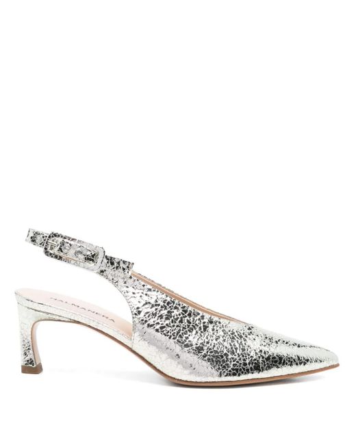 Halmanera White 55M Vale Pumps