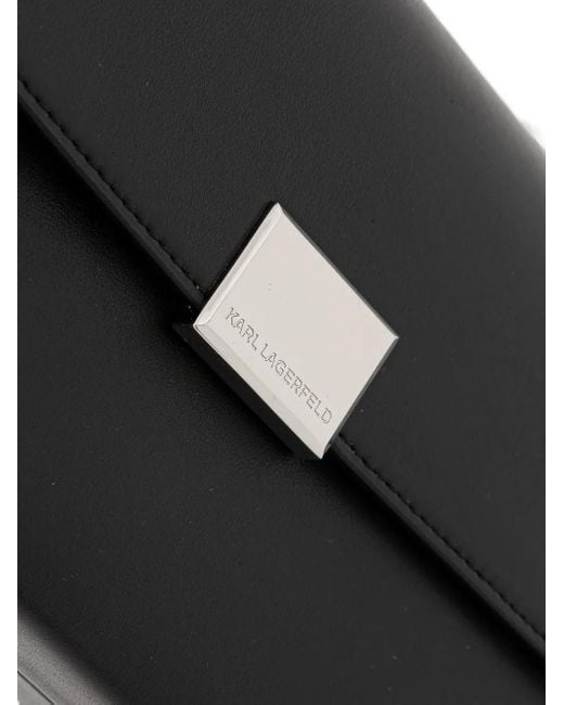 Karl Lagerfeld Black K/Forever Shoulder Bag
