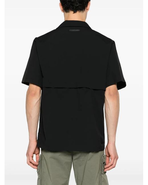 The North Face Black First Trail Logo-Print Shirt for men