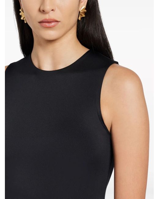 Vince Black Round-Neck Tank Top