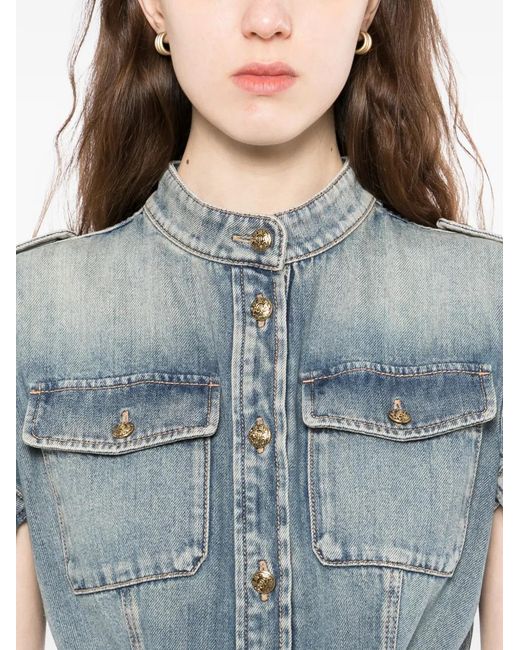 McQueen Blue Dresses