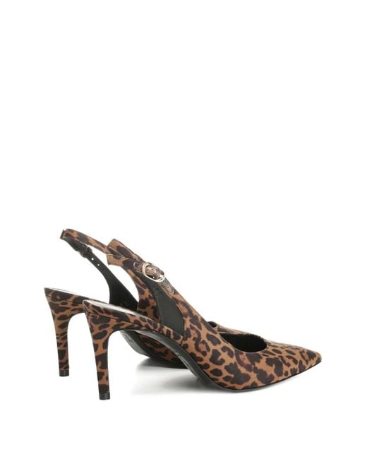 Stuart Weitzman Brown 75Mm Stuart Power Slingback Pumps