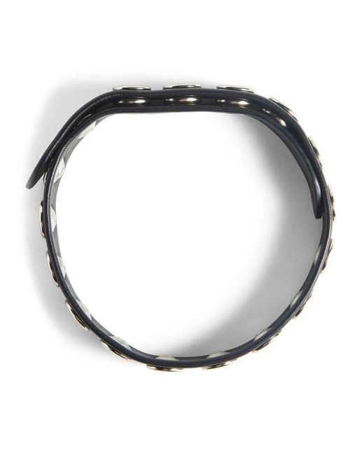 DSquared² Black Stud-Embellished Choker Necklace