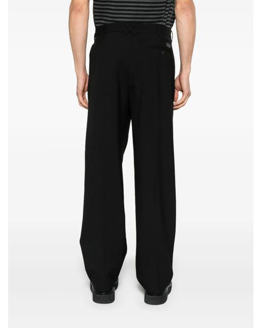 Pantalon De Costume En Laine À Plis KENZO pour homme en coloris Black