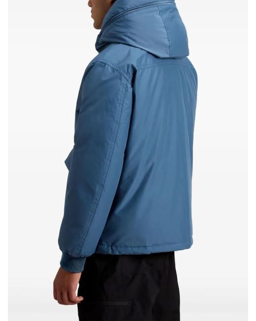 Woolrich Blue Ramar Padded Jacket for men
