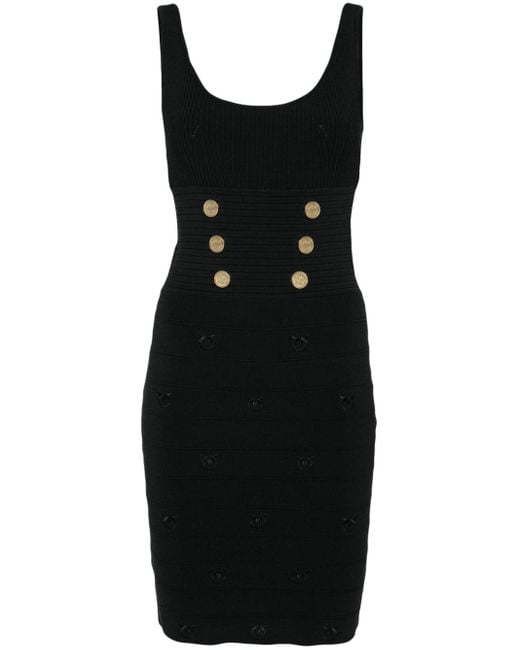Pinko Midi-jurk Met Borduurwerk in het Black