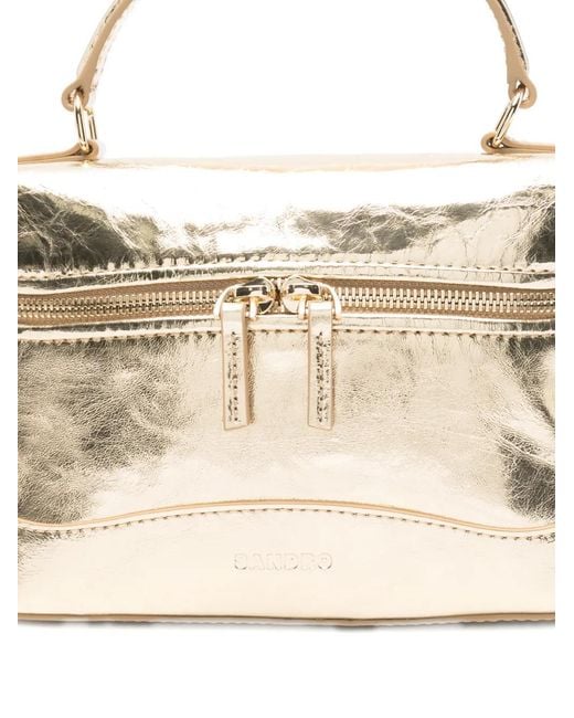 Sandro Natural Tangolino Metallic Bag