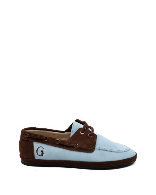 Gondolina White Voga Suede Boat Shoes