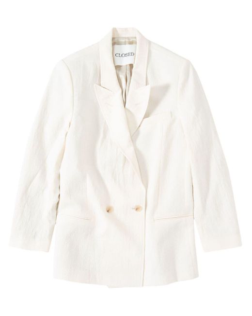 Closed White Kaycee Double-breasted Blazer