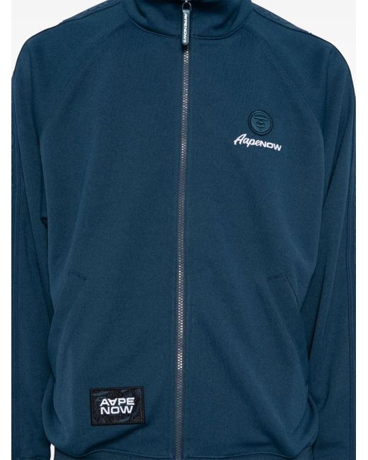 Aape By A Bathing Ape Apenow Sportjacke Mit Moonface-Logo in Blue für Herren