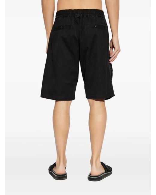DIESEL Black Pant Beeck Short for men