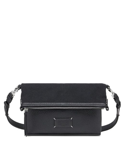 Maison Margiela Black Petit Sac Porté Épaule À Fermeture Zippée