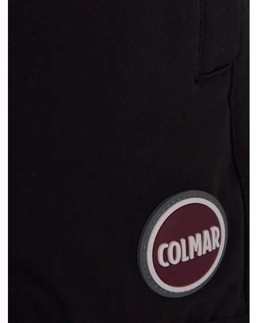 Colmar Black Logo Appliqué Jacket for men
