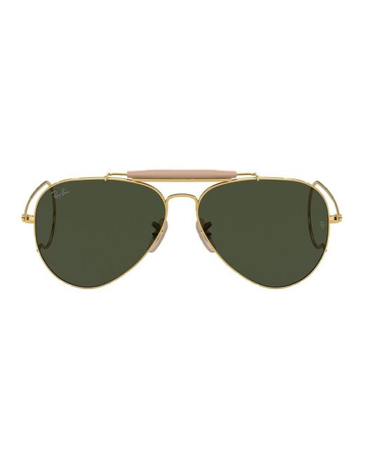 Ray-Ban Green Outdoorsman I Aviator Sunglasses