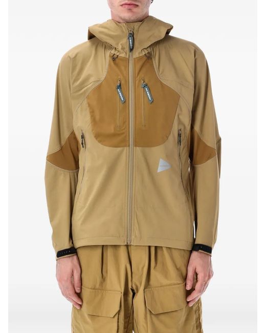 Chaqueta A Paneles Con Cremallera And Wander de hombre de color Natural
