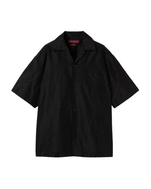 メンズ Gucci GG ショートスリーブ シャツ Black